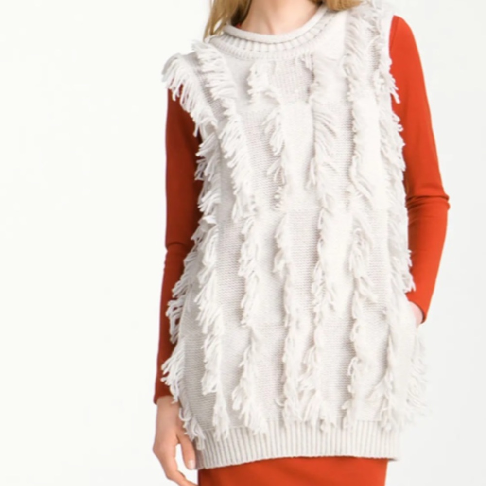 3.1 Phillip Lim Intarsia Tunic - Fringe